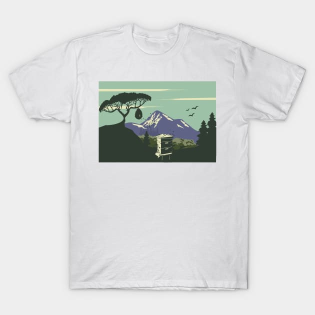 Mountain Nature T-Shirt by Polahcrea